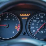 Cars check engine light flashing