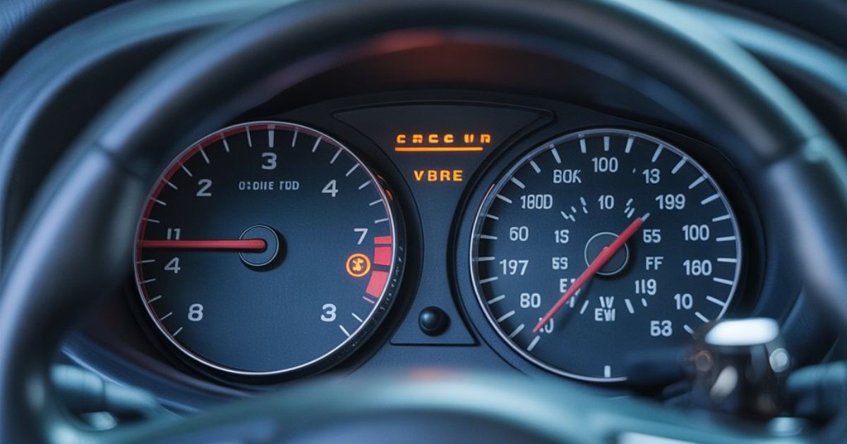 Cars check engine light flashing